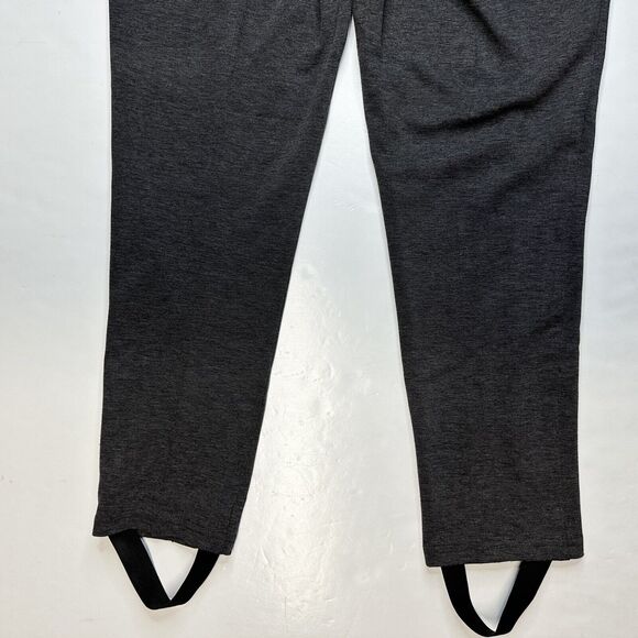 Soft Surroundings Skinny Ankle Pants PL Petite Large Gray Knit Stirrup Option - Picture 10 of 11